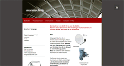 Desktop Screenshot of maratechnik.com